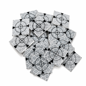 100 Pezzi 3M 20*20mm Fogli Riflettenti Bianchi, Adesivi Riflettenti, Nastro Riflettente per Accessori di Topografia - Product Image 1