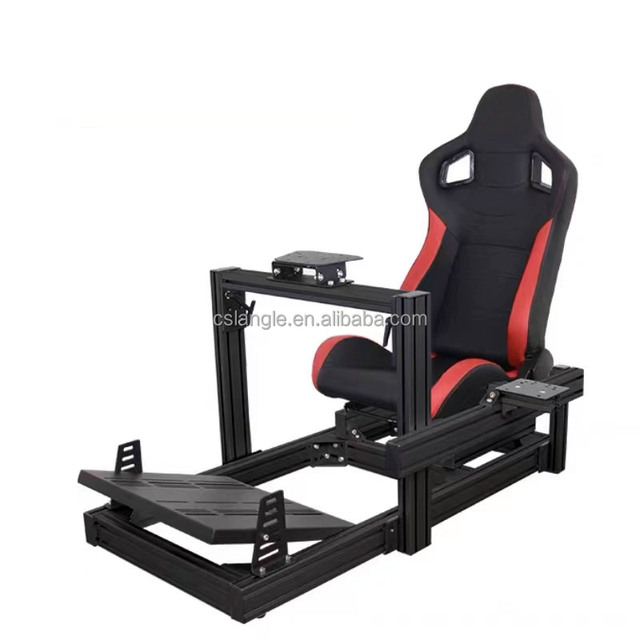 Professional All-aluminum Alloy Profile Sim Racing Rig Wheel Driving Chair Seat Bracket Pedals Game Machine Racing Simulator