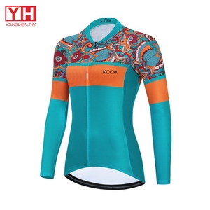Tuta da <span class=keywords><strong>ciclismo</strong></span> da donna personalizzata <span class=keywords><strong>maglia</strong></span> da <span class=keywords><strong>ciclismo</strong></span> a <span class=keywords><strong>maniche</strong></span> <span class=keywords><strong>lunghe</strong></span> T-Shrits personalizza <span class=keywords><strong>maglia</strong></span> da <span class=keywords><strong>ciclismo</strong></span> stampata a sublimazione - Product Image 4