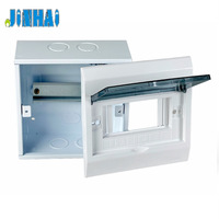 Boîtier de disjoncteurs 6 voies en métal, boîte de distribution JINHAI à montage en surface avec barre omnibus, certifié CE, pour intérieur, vente en gros OEM