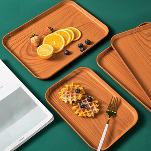 Wholesale Kitchen Plates Food Plastic <strong>Serving</strong> <strong>Tray</strong> - Product Image 5