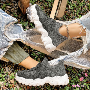 新款二手运动鞋品牌原装鞋底运动鞋白色休闲男女通用网眼系带舒适男童四季低价 - Product Image 2