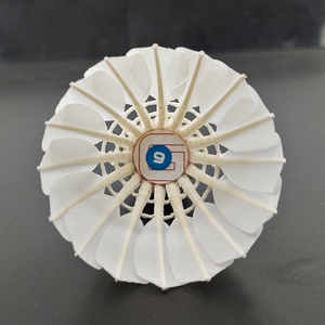 Volani da badminton Dmantis G9 all'ingrosso per allenamento, resistenti e stabili, in piuma d'oca con base in sughero naturale - Product Image 3