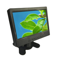 Moniteur LCD de petite taille 7 8 10 12 pouces Entrée VGA HDM BNC DVI AV Moniteur PC