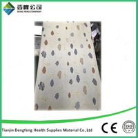 Cheap Price High Quality Disposable Baby Bibs of Printed Pe Film Laminated Tissue Paper Cloth Like