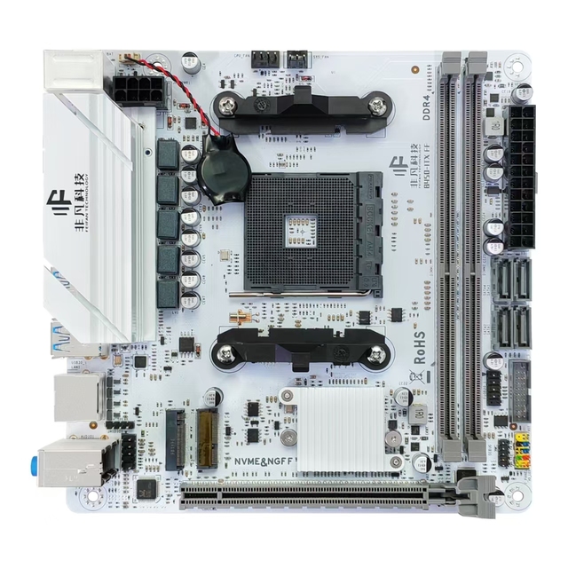 FEIFAN B450 ITX AM4 Motherboard AMD for 5000 Series CPU DDR4 HD-MI NVME WiFi Gigabit LAN SATA 64GB RAM Desktop Gaming PC