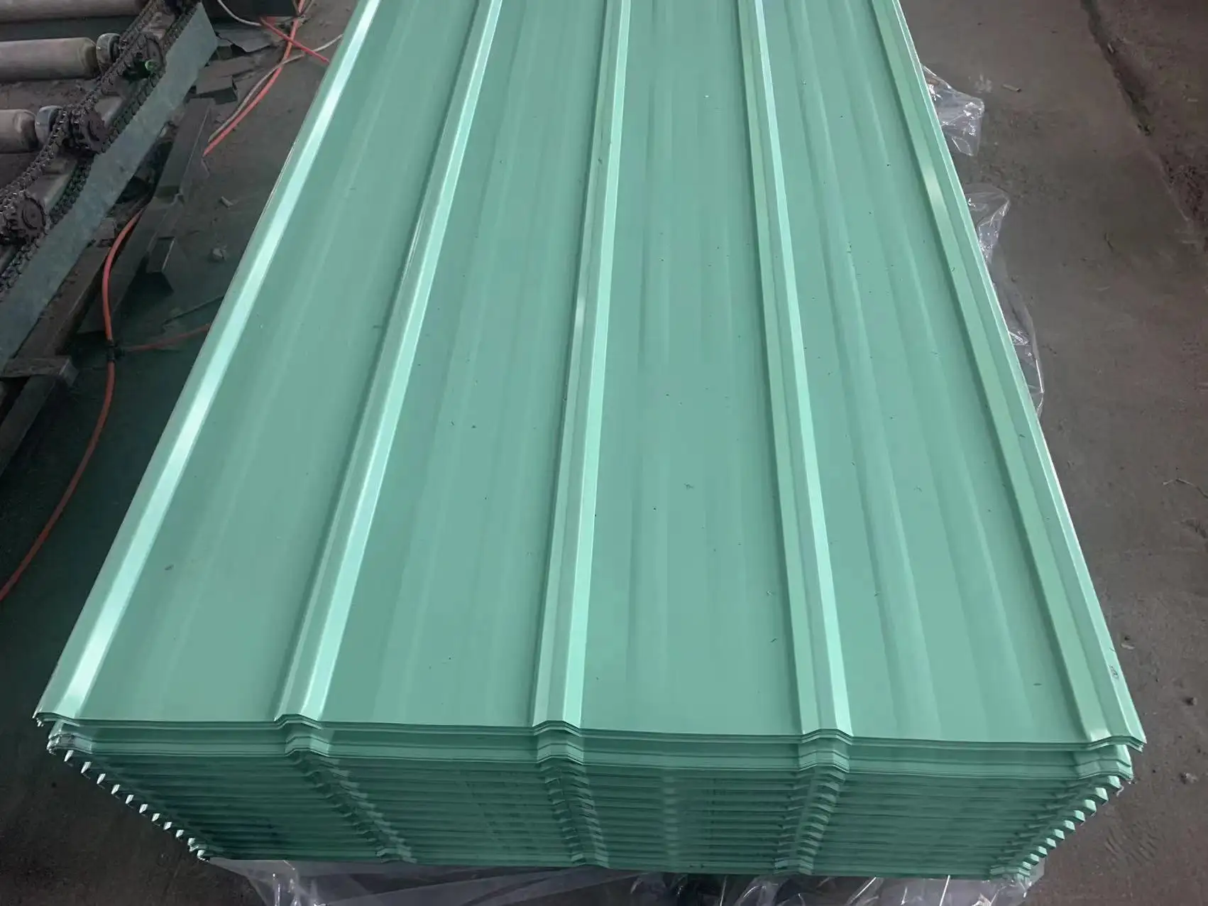 Factory supply Zinc Coated Full Hard G550 26 Gauge Corrugated Galvanized Steel Roofing Sheet