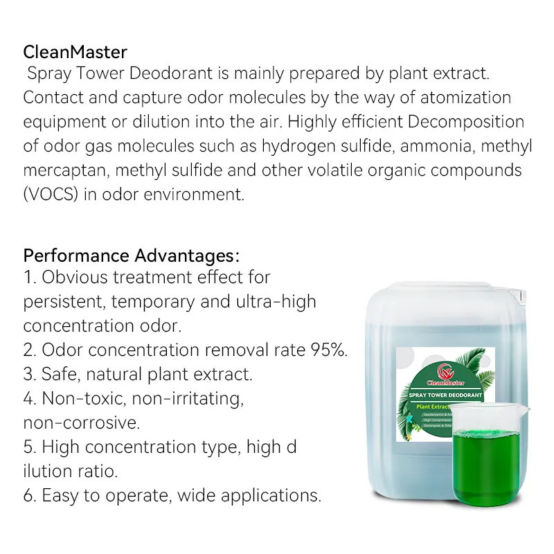 Fabricante de desodorantes industriales Planta de acuicultura Solución de olor de residuos de Aire Limpio