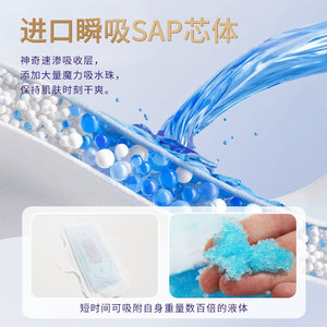 Toallas sanitarias Haishi Hainuo, para uso diurno y nocturno, mini toallas menstruales de terciopelo, en stock, venta al por mayor, combinación de cajas completas - Product Image 2