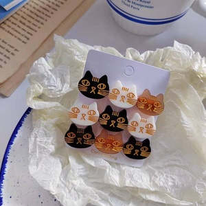 Barrettes à cheveux mignonnes en acétate motif petit animal, <span class=keywords><strong>pince</strong></span> à cheveux chat à 3 faces pour filles - Product Image 6