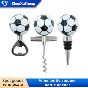 Chen Xusheng Christmas Bottle Stopper Wine Cork Opener With Santa Snowman Design Portable For Holiday Decor - Product Image 4
