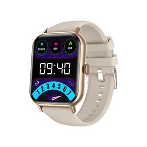 2.01Inch Fashion Bt5.3 Call Waterproof Smartwatch Multi Sports Record Monitor Sleep Heart Rate Monitor Square Screen Smartwatch