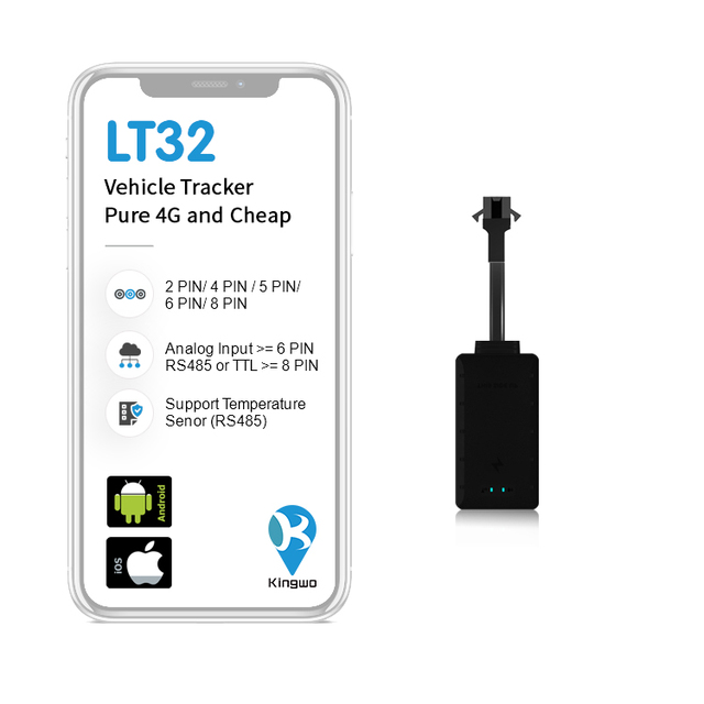 Kingwo IoT 4g Real Time Live Tracking Car Gps tracker