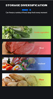 Réfrigérateur-congélateur commercial vertical à double porte en acier inoxydable CE