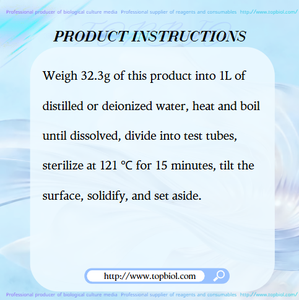 Agar citraté Simmons utilisé pour les expériences sur la utilisation du citrate - Product Image 4