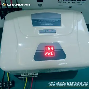 GRANDFAR regulator voltase/stabilizer, regulator tegangan pasang dinding Tipe 95V-280V, relay otomatis 10kVA