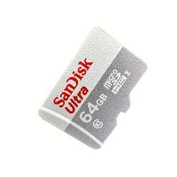 Carte SD Sandisk R100 SDSQUNR-GN3MN d'origine, 64 Go, 128 Go, compatible avec MP3, DVR, tablette, PC, matériau plastique