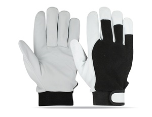 ถุงมือหนังแกะรับรองมาตรฐาน CE ขนาด 10 สำหรับงานอุตสาหกรรมและสวน ถุงมือทำงานที่ทนทาน ป้องกันมือได้อย่างดี - Product Image 2