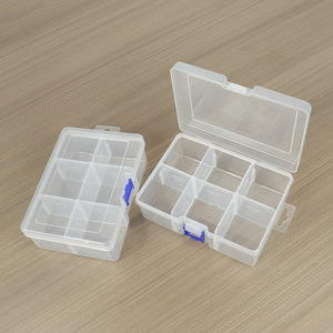 Transparent Plastic Storage <b>Box</b> With Compartments Rectangle Desktop Organizer For Jewelry Tools Hardware Parts Screw Sample 6 - Product Image 3