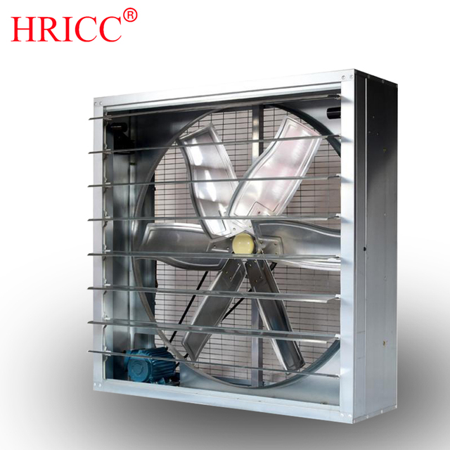 Electric Axial Flow Exhaust Fan 54 36 24 Inch Circulation Shutter Door for Greenhouse Poultry Farm Livestock OEM ODM Supported