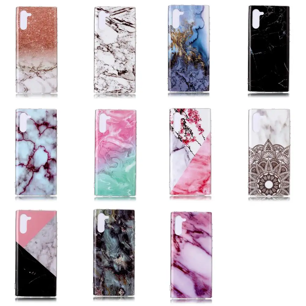 Simple Phone Case For Samsung Galaxy Note 10 Marble Soft Silicone Cover For Samsung Galaxy Note 10 Case Cover Capa