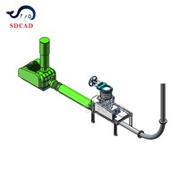 Système de transport pneumatique en phase dense et en phase diluée pour l'alimentation des silos de ciment en sacs de 5 à 50 t/h