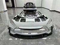 Kit carrosserie pour Mercedes Benz GT/GTS C190 2015-2023, mise à niveau vers le style AMG GTR Black Series, kit carrosserie de haute qualité en fibre de carbone, pare-chocs