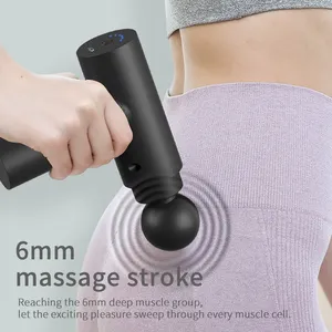 HB-006 Mini el çift kafa derin doku fasial masaj tabancası için Myofascial masaj mini jet blower masaj ürünleri