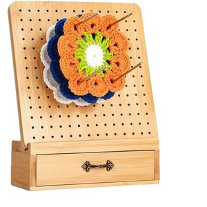 Tabla de madera cuadrada para tejer a mano, para ganchillo y punto, para uso doméstico, transfronteriza - Product Image 1