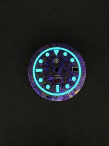 カスタムメイドのクリスタルチタン製時計文字盤、OEMデザイン対応、高品質時計部品文字盤、超夜光仕様 - Product Image 4