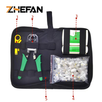 ZHEFAN Offre Spéciale réseau câble réparation entretien Installation réseau ensemble d'outils kit 10 en 1 réseau ensemble d'outils