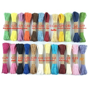 1.5mm & 2mm fil de papier tordu papier raphia ruban de sangle pour bricolage matériel tissage pour oeuvre artisanat chapeaux et sacs poignée corde - Product Image 5