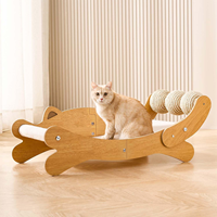 Planche à gratter pour chat avec coussin remplaçable-Un grand lit à gratter de style hamac protège les meubles, cadeau idéal pour chaton