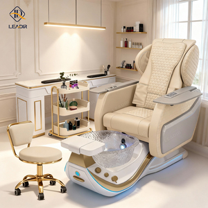 Sillones Modernos de Lujo para <span class=keywords><strong>Pedicura</strong></span> <span class=keywords><strong>y</strong></span> <span class=keywords><strong>Manicura</strong></span>, Spa Multifuncional para Pies, Sillón de Masaje Eléctrico Reclinable Personalizado para Salón de Uñas - Product Image 2