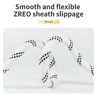 Cordon statique en nylon flexible de 10,5 mm, indispensable pour le camping et l'escalade