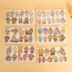 Labubu <b>Tattoo</b> Stickers TTL-1607 40pcs Cute Cartoon Waterproof <b>Kids</b> <b>Temporary</b> Ink Stickers - Product Image 3