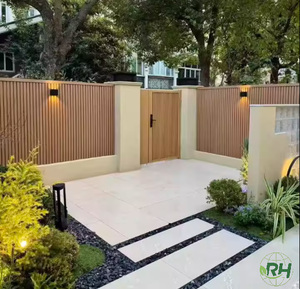 Clôture <span class=keywords><strong>de</strong></span> jardin en WPC écologique et durable avec modélisation 3D pour balcons, maisons et chantiers <span class=keywords><strong>de</strong></span> construction - Product Image 3