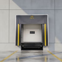 Abri de stationnement mécanique à coussin d'air pour conteneurs de stockage frigorifique en entrepôt