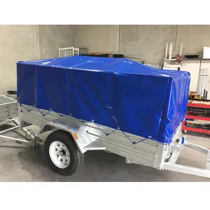 Bâche de <span class=keywords><strong>protection</strong></span> extérieure en PVC enduit imperméable pour remorque ouverte de <span class=keywords><strong>voiture</strong></span> 260x140x100 cm - Product Image 1