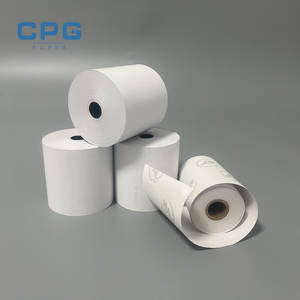 Papier thermique pour reçus de restaurant, sur mesure, 2 1/4 pouces (80 mm), sans BPA, 48 g/m², rouleau thermique solide pour caisse enregistreuse - Product Image 1