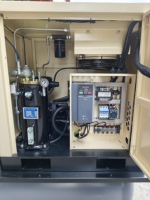 Compresseur à vis monophasé à entraînement direct PM VSD à refroidissement par air 3,7-7,5 kW 5-10 CV avec sécheur d'air et réservoir 220 V 50 Hz 60 Hz 1PH