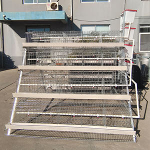 <span class=keywords><strong>Cage</strong></span> pour animaux galvanisée à 3/4 niveaux directe d'usine 96/120/128/160 <span class=keywords><strong>Cage</strong></span> pour ponte d'oiseaux pour la vente au détail d'élevage de volaille disponible - Product Image 1