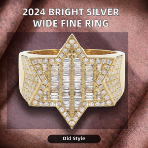 Anillo de Plata 925 Chapado en Oro con Perla de Agua Dulce y Diamante de Corte Brillante con Engaste de Puntas, Estilo Moderno 2024, Ideal para Fiestas - Product Image 2