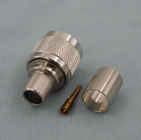 Conector Coaxial Macho a Prueba de Agua Tipo N de 50 ohmios para Cable LMR400