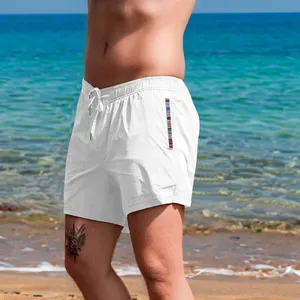 2024男士休闲短裤5 "/ 7" 拉绳夏季快干沙滩弹力腰高尔夫运动健身房短裤