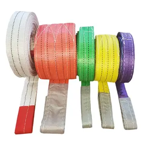 2 inch 50 mm Polyester Chiều rộng nâng Dây đai nâng đai vải Sling 2 tấn