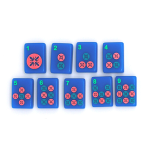 Custom Blue Acrylic <b>Mahjong</b> <b>Set</b> for US, Singapore, Malaysia & Japan Markets | 160-Piece American Style Tiles - Product Image 4
