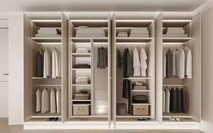 Armario de Dormitorio Principal de Diseño Personalizado de Alta Gama, Plegable, de Madera Maciza, Estilo Minimalista Contemporáneo, de Lujo Ligero - Product Image 5