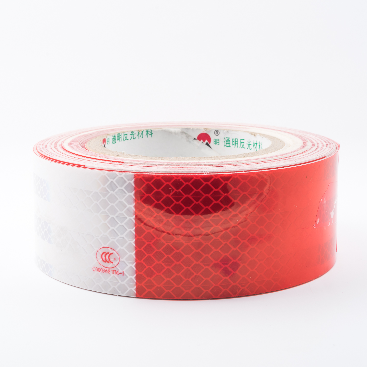 Cinta reflectante roja y blanca de grado diamante para camiones y remolques a la venta.