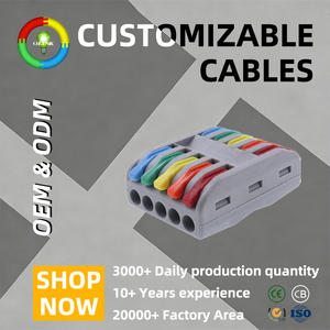 Bloques <span class=keywords><strong>de</strong></span> terminales para cables eléctricos <span class=keywords><strong>de</strong></span> distribución <span class=keywords><strong>de</strong></span> energía 225, conexión push-in <span class=keywords><strong>de</strong></span> 5 entradas y 5 salidas, contactos <span class=keywords><strong>de</strong></span> cobre - Product Image 1